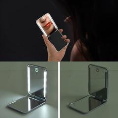 Miroir Kintion poche avec grossissement 1x-3x pour soins du visage.