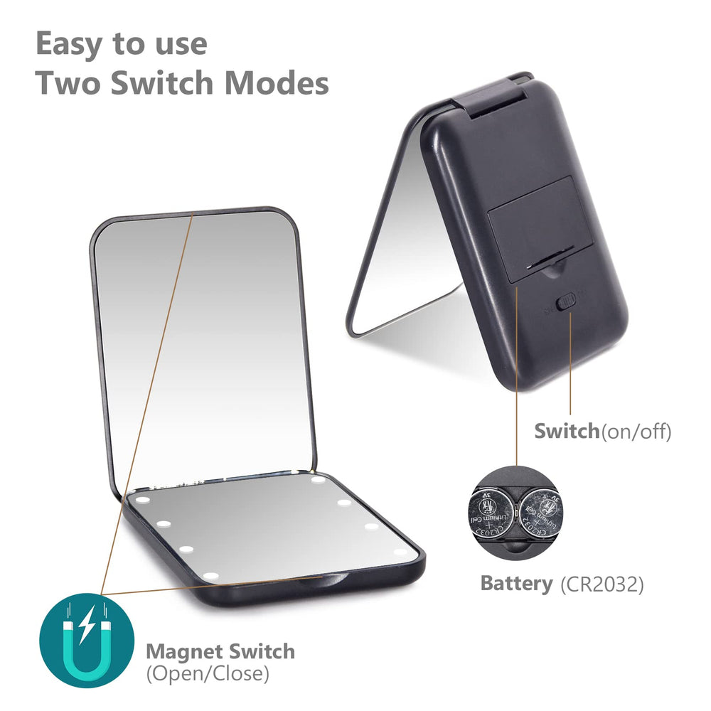 Coffret cadeau Kintion miroir de poche élégant pour elle.