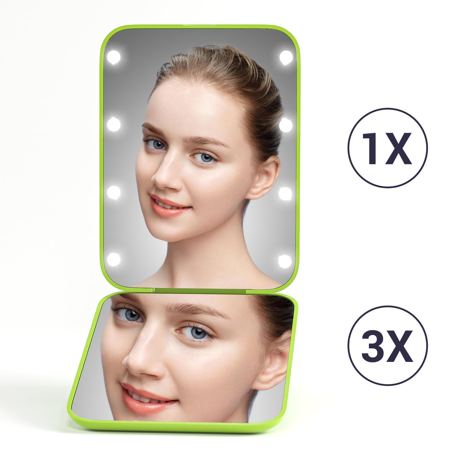 Miroir Kintion Pocket compact, taille parfaite pour poche ou sac à main.