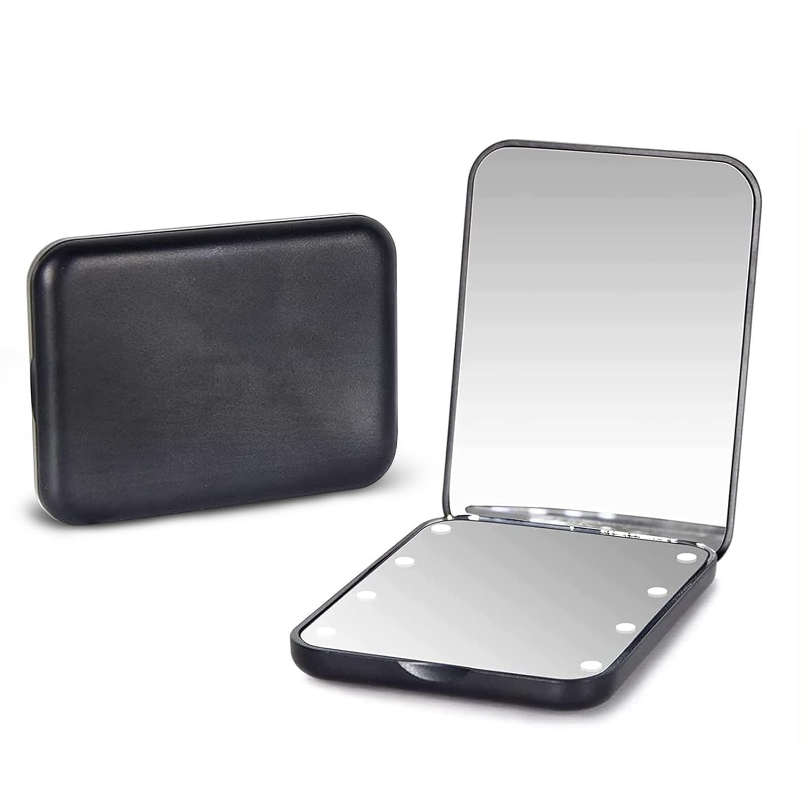 Miroir de poche Kintion au design pliant, portable et élégant pour sac et voyage.