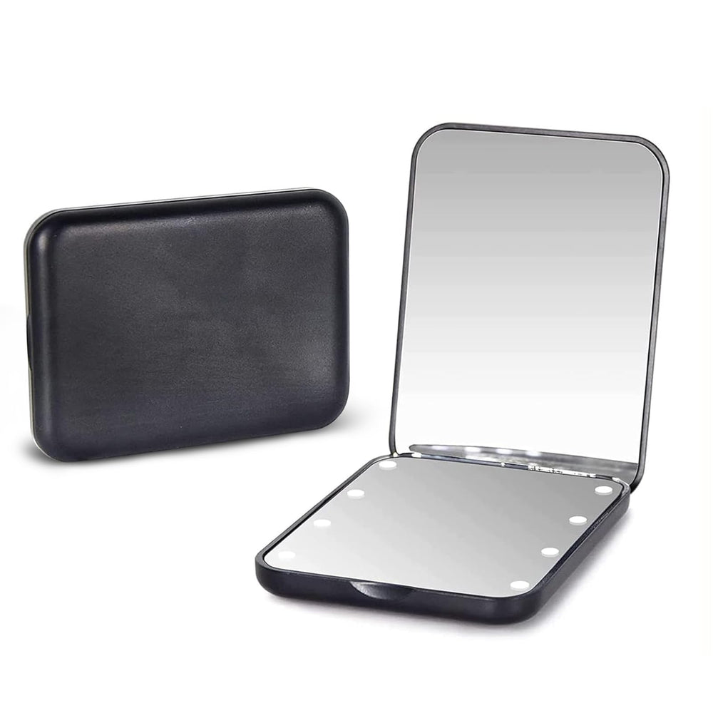 Miroir de poche Kintion au design pliant, portable et élégant pour sac et voyage.