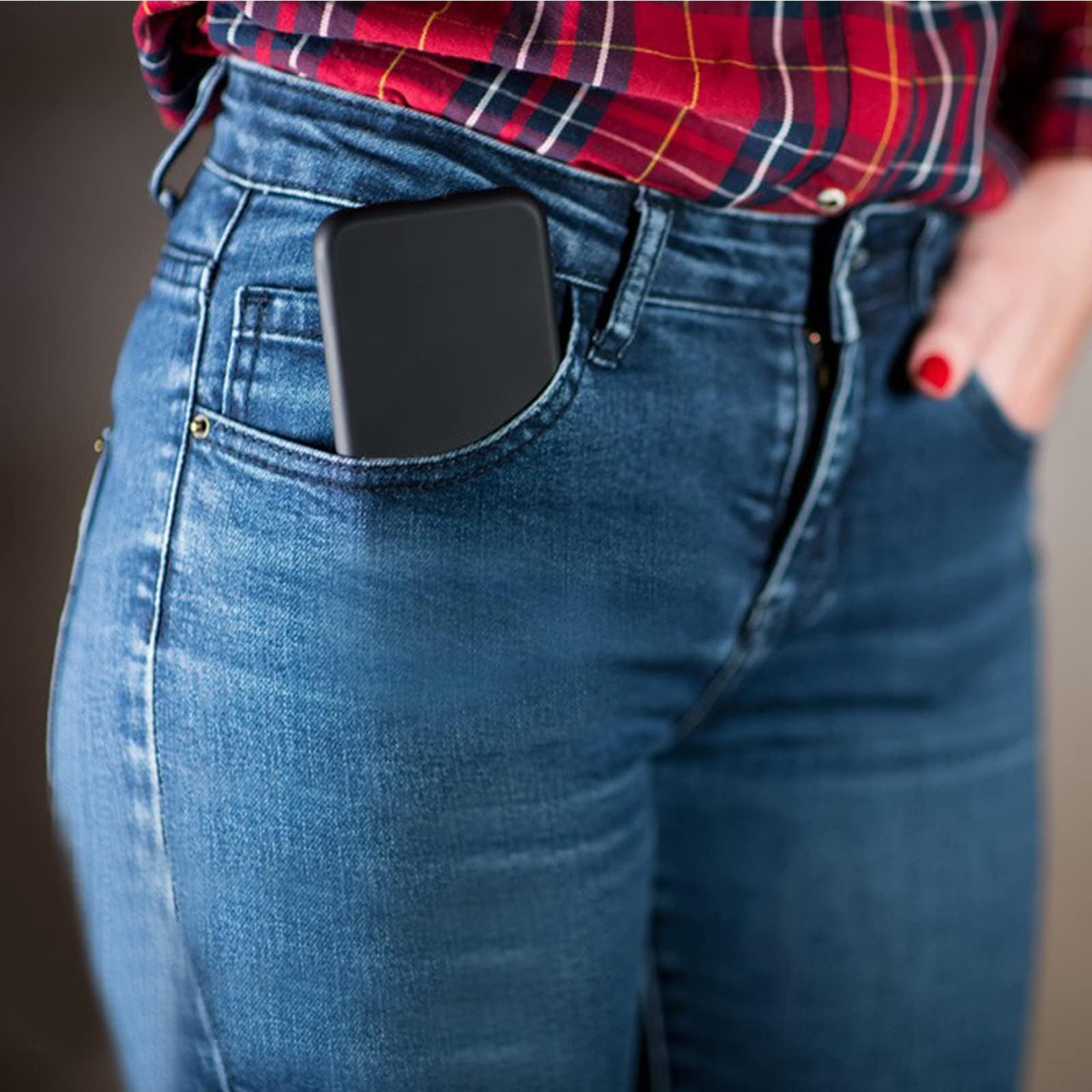 Miroir Kintion poche 3x pour détails fins autour des yeux et lèvres.
