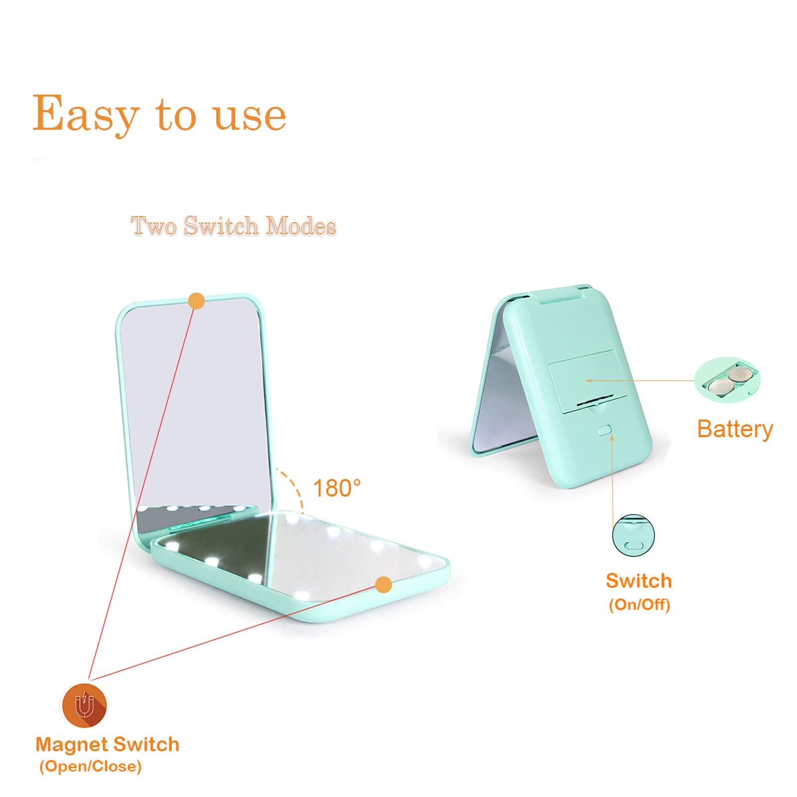 Miroir Kintion, cadeau élégant, convient à toutes les occasions et styles.