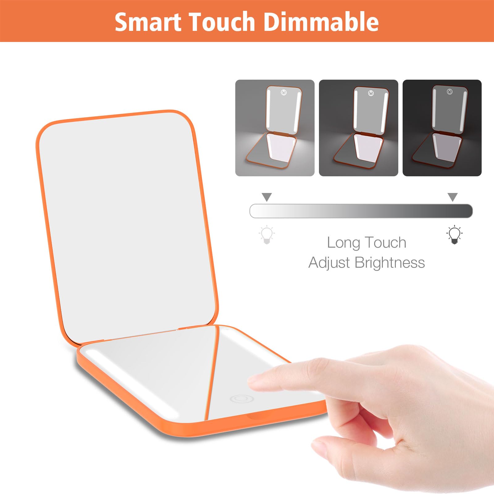 Format voyage léger et compact du miroir Kintion