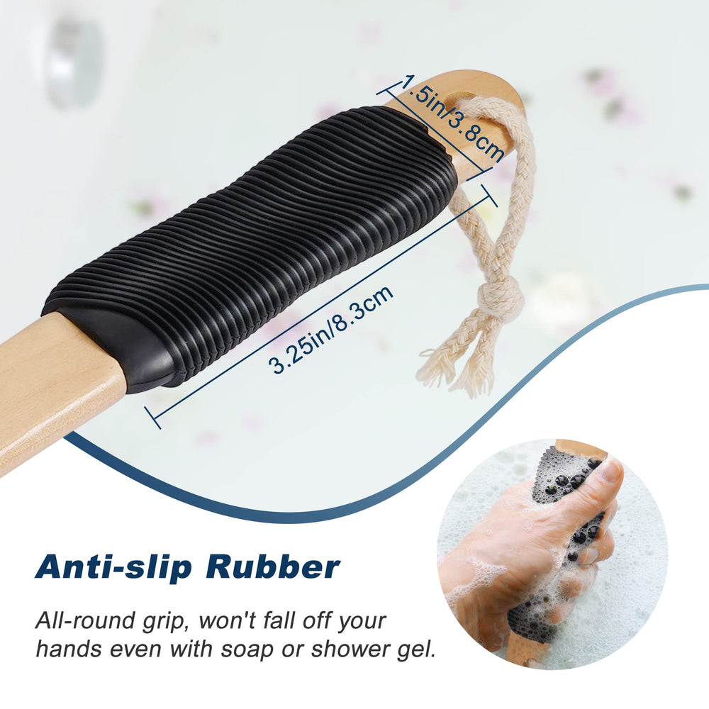 Brosse dos KIPRITII nettoyage avec gel douche, peau propre et équilibrée