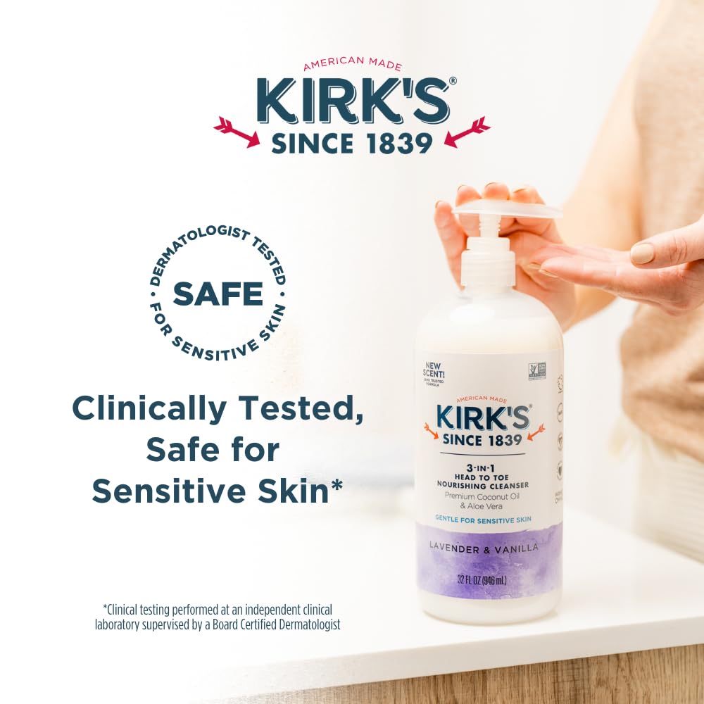 Kirk’s 3-en-1 usage famille, convient hommes, femmes et enfants.