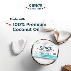 Kirk's Sans parfum, savon doux respectueux de l'environnement pour la routine beauté.