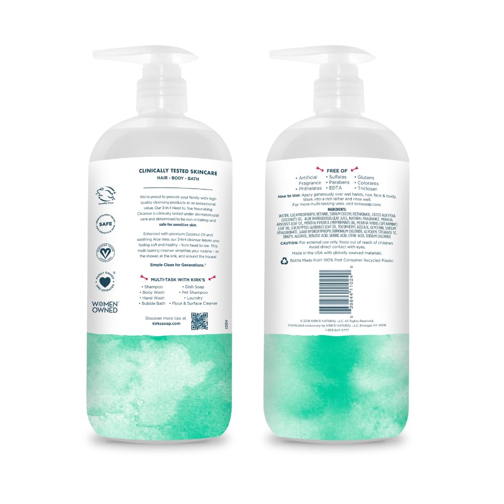 Ingrédients principaux: noix de coco et aloe vera pour hydratation légère.