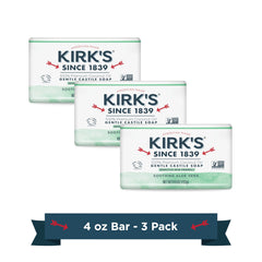 Kirk's sav​on coco castile aloé véra, douceur naturelle pour peau sensible