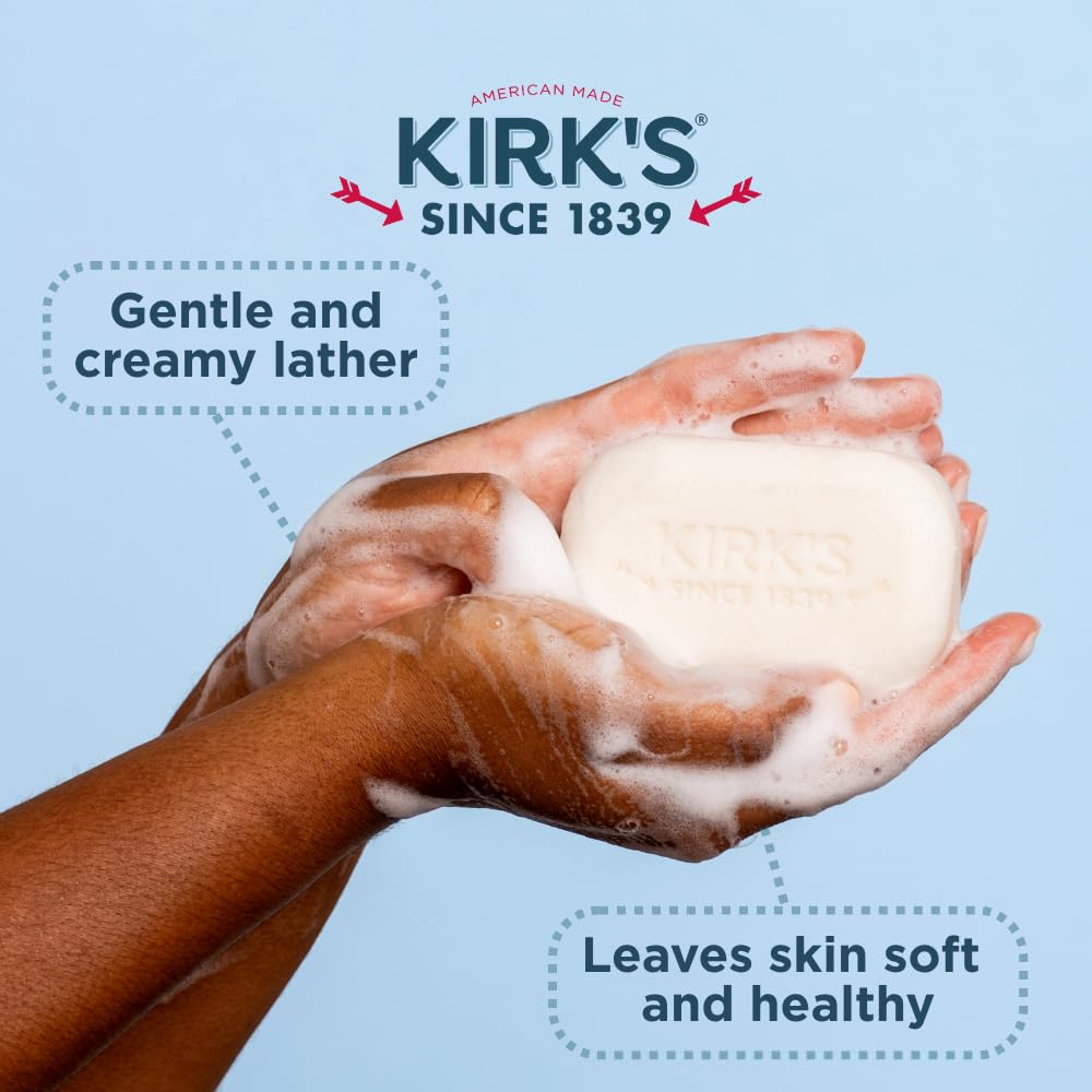 Kirk's savon castile polyvalent pour toute la famille.