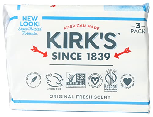 Kirk's Savon Castille Original - bouteille-pour, versement facile et lavage doux.
