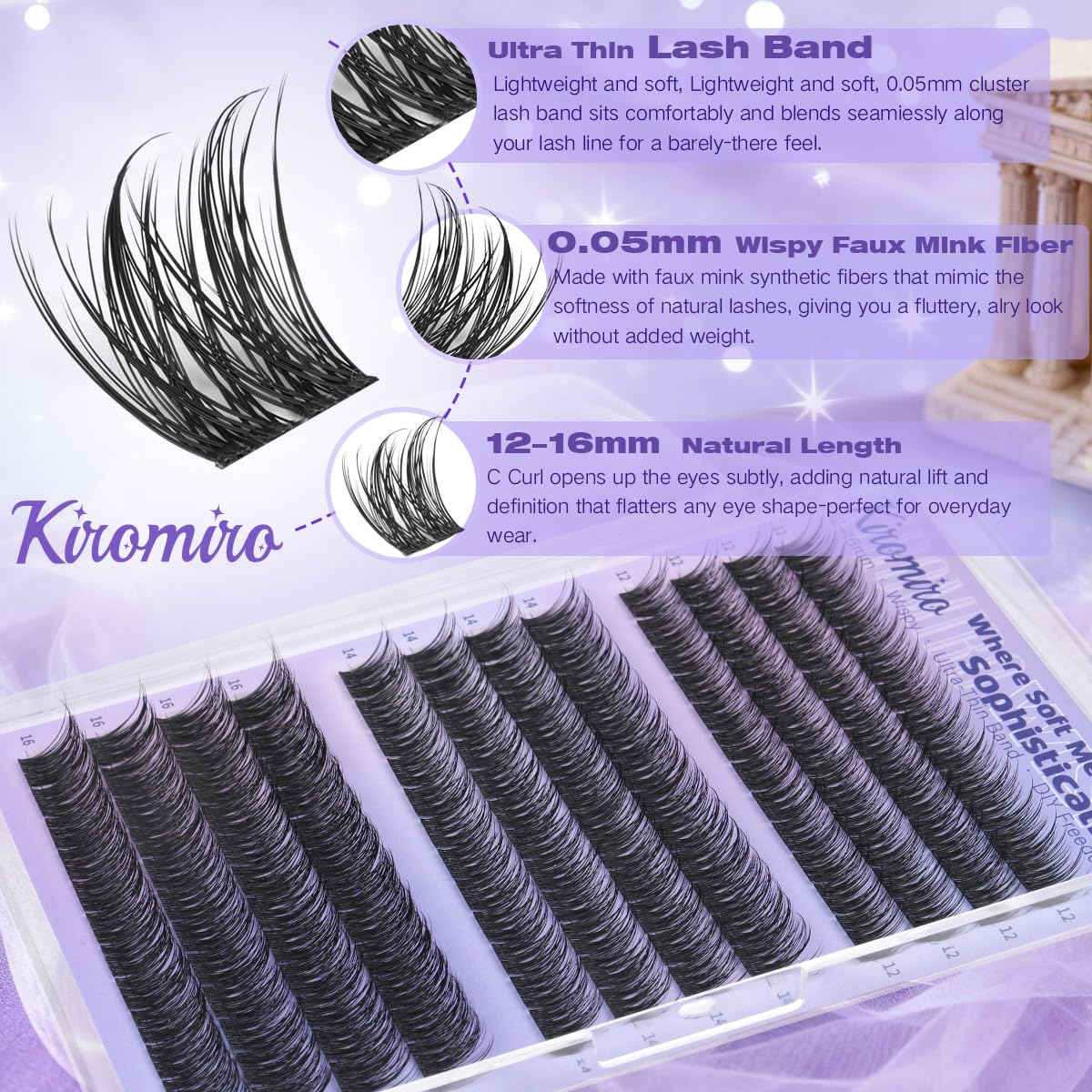 Kiromiro bond-and-seal for better retention and a clean finish