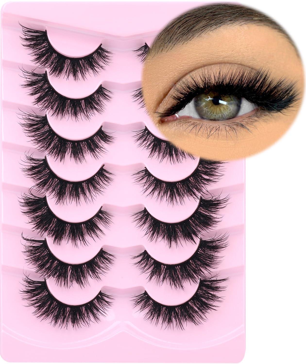 Cils Kiromiro daim naturel flat avec bande coton douce et confort