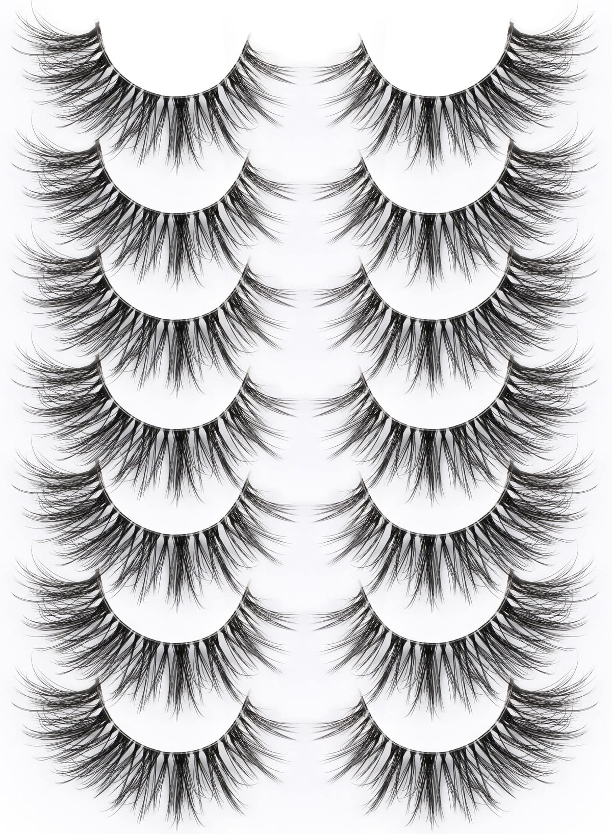 Kiromiro cils faux bande transparente, effet naturel et ajustement confortable.