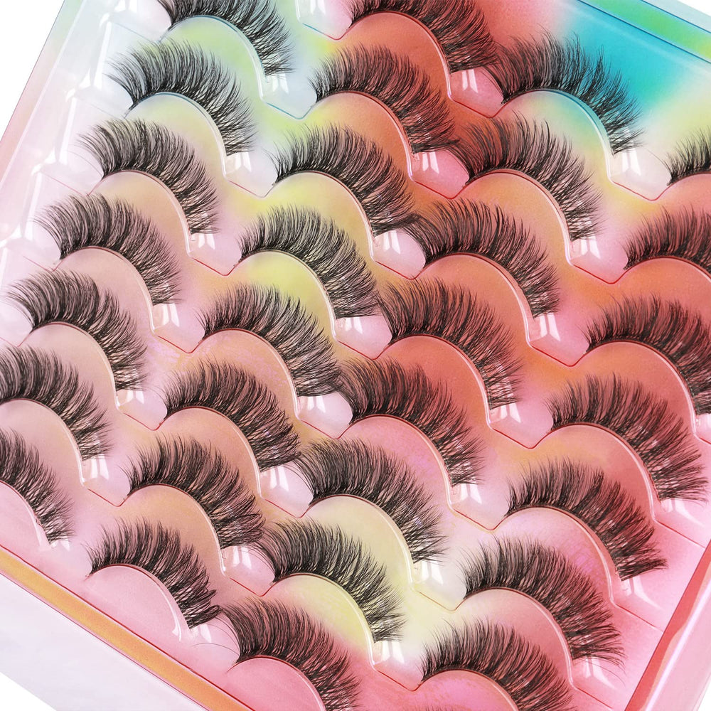 Kiromiro cils faux effet plumeux, fibres synthétiques pour un regard doux