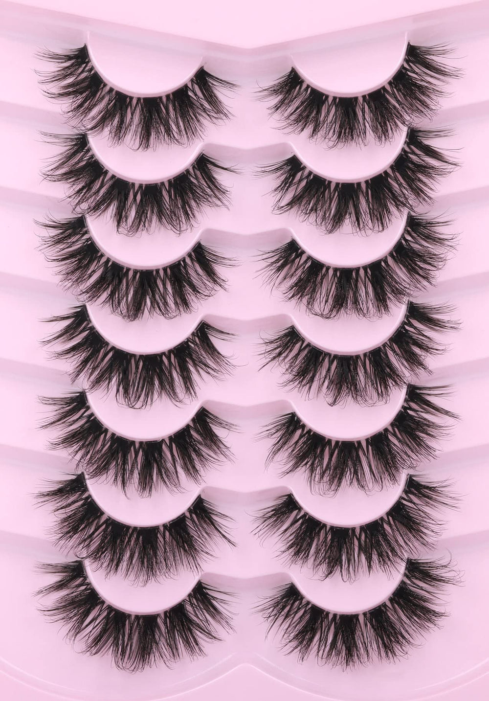 Kiromiro Cils faux mink, band transparente 18mm, pour un look naturel et durable.