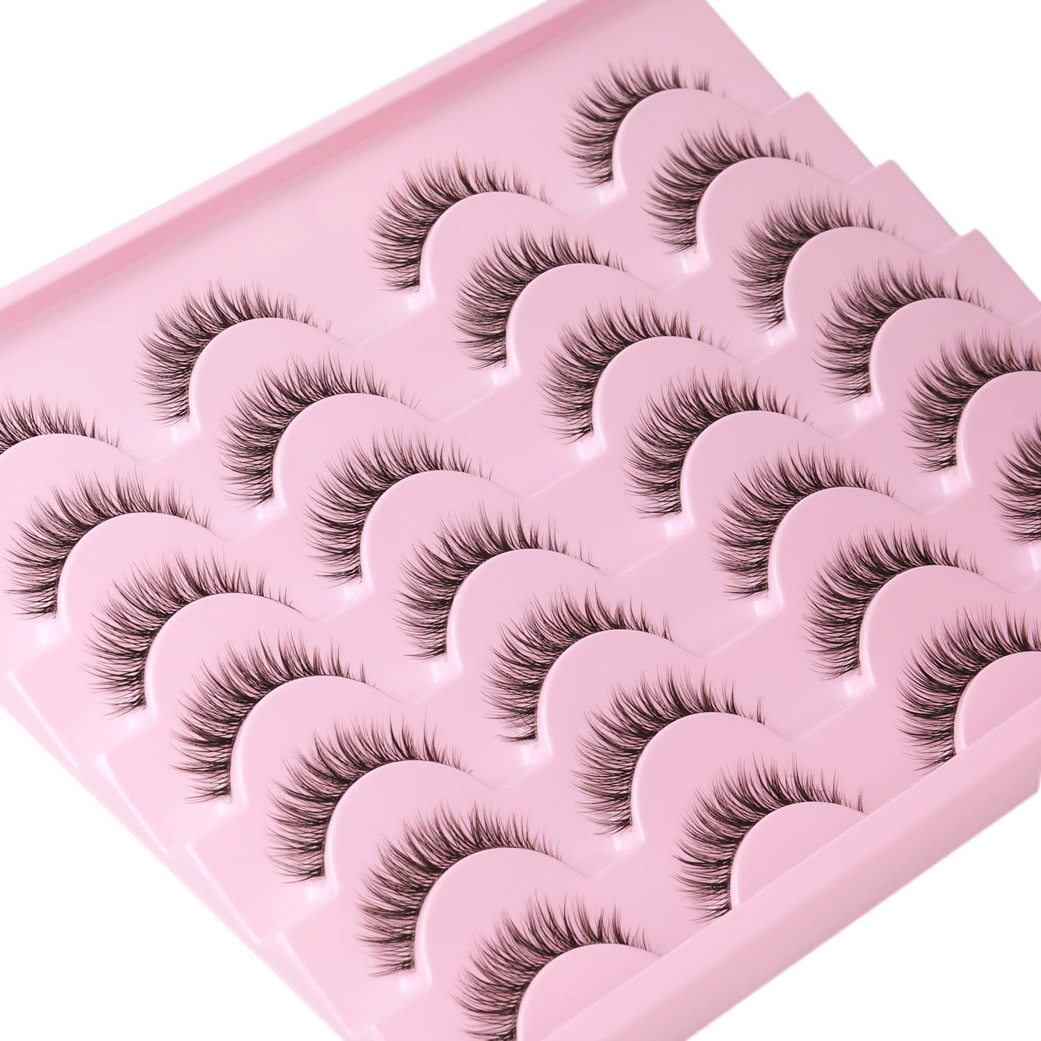 Kiromiro cils faux mink doux, rendu naturel et léger.
