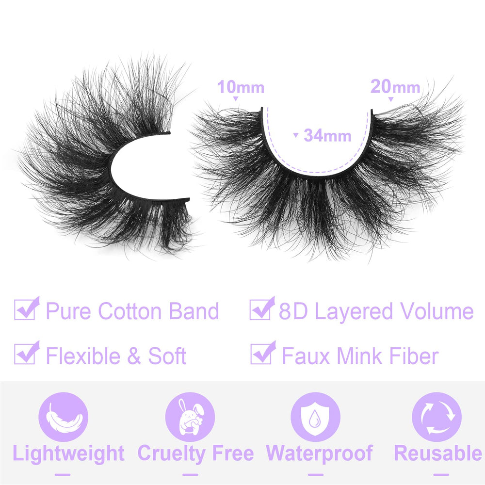 Fibres synthétiques durables Kiromiro pour un effet plume léger.