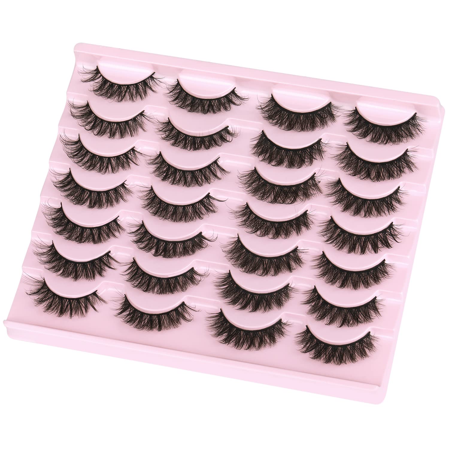 Kiromiro cils faux mink fibres hypoallergéniques pour un fini lisse et doux.
