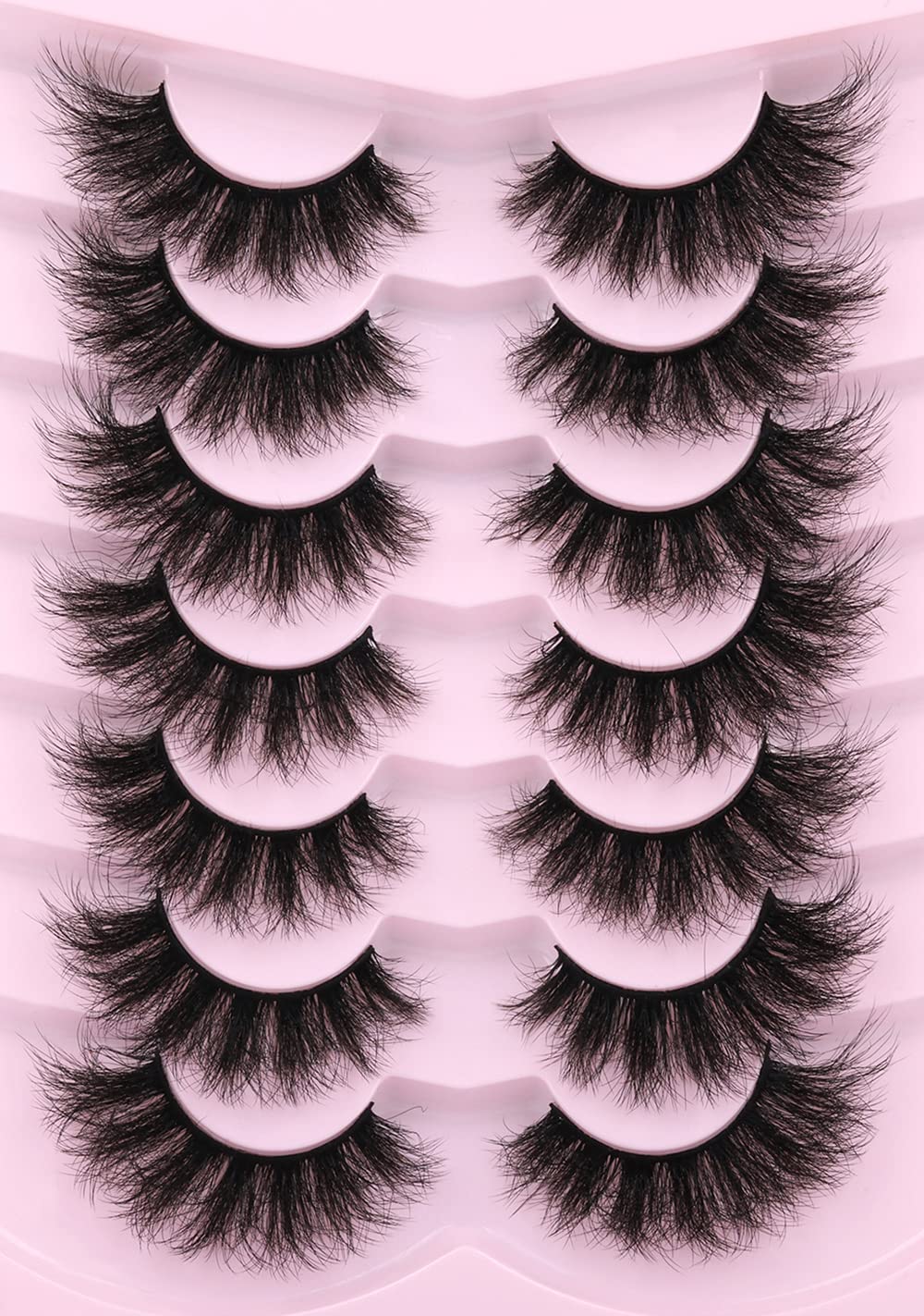 Cils Kiromiro faux mink volume 8D pour un regard audacieux et durable.