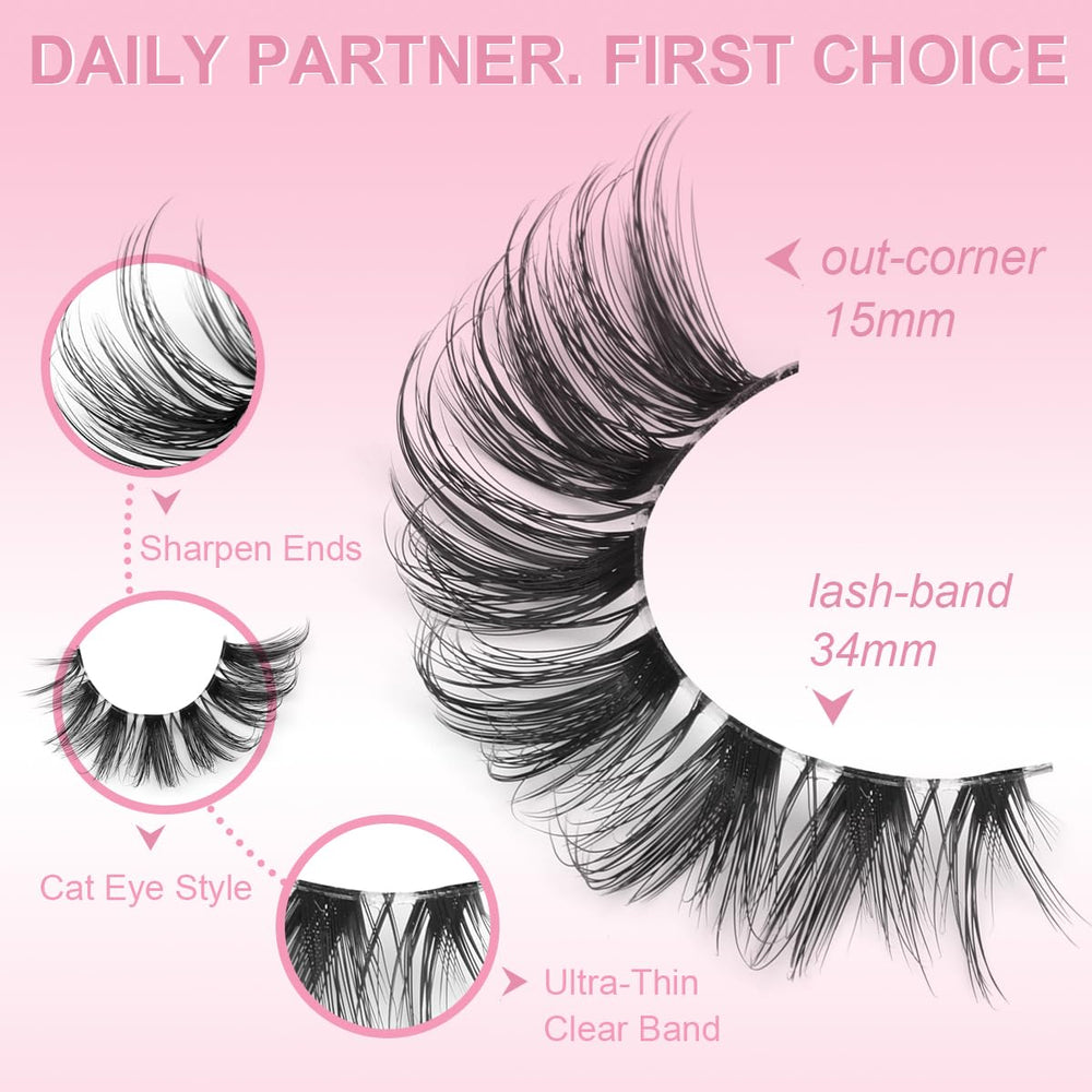 Kiromiro fibres faux mink hypoallergenes pour un fini doux.