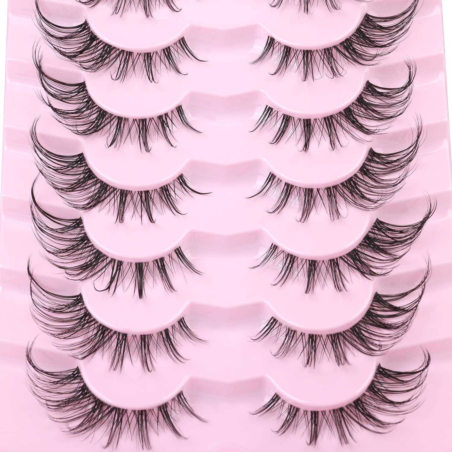 Kiromiro Manga Cils: faux mink longs pour un fini défini.