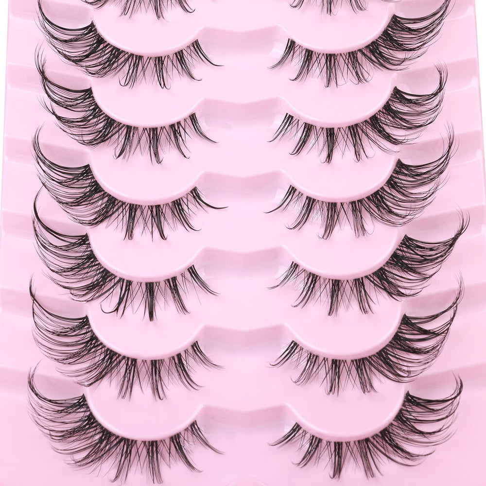 Kiromiro Manga Cils: faux mink longs pour un fini défini.