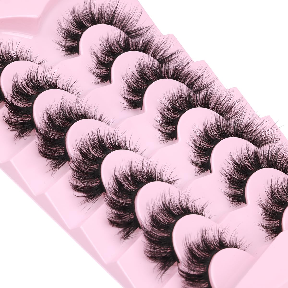 Kiromiro Mink Cils: ensemble 7 paires pour diverses occasions.