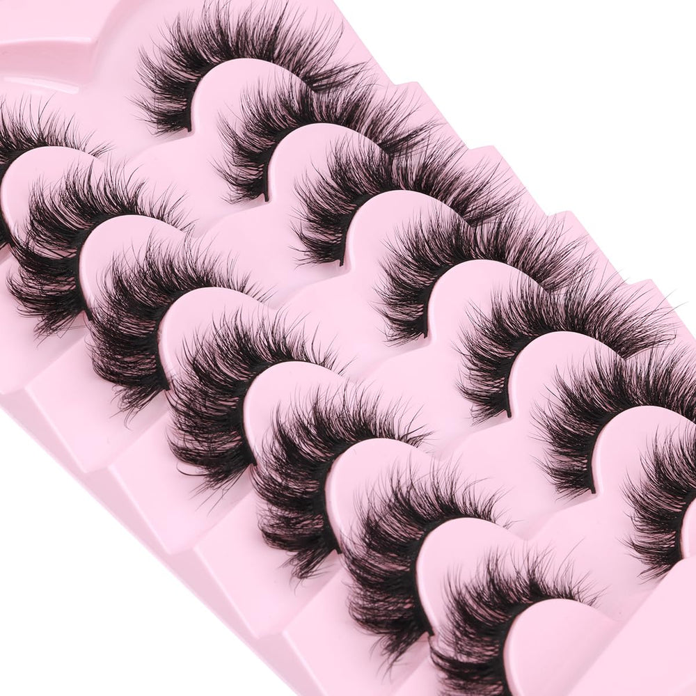 Kiromiro Mink Cils: ensemble 7 paires pour diverses occasions.