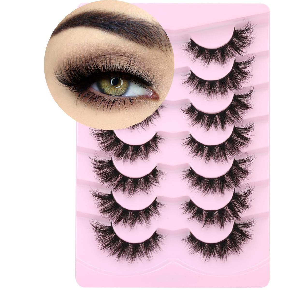 Kiromiro Mink Cils: lignes filantes 18 mm pour un rendu volumineux durable.