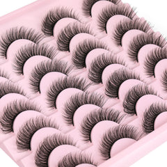 Kiromiro cils mink wispy 14mm pour un regard naturel et lumineux