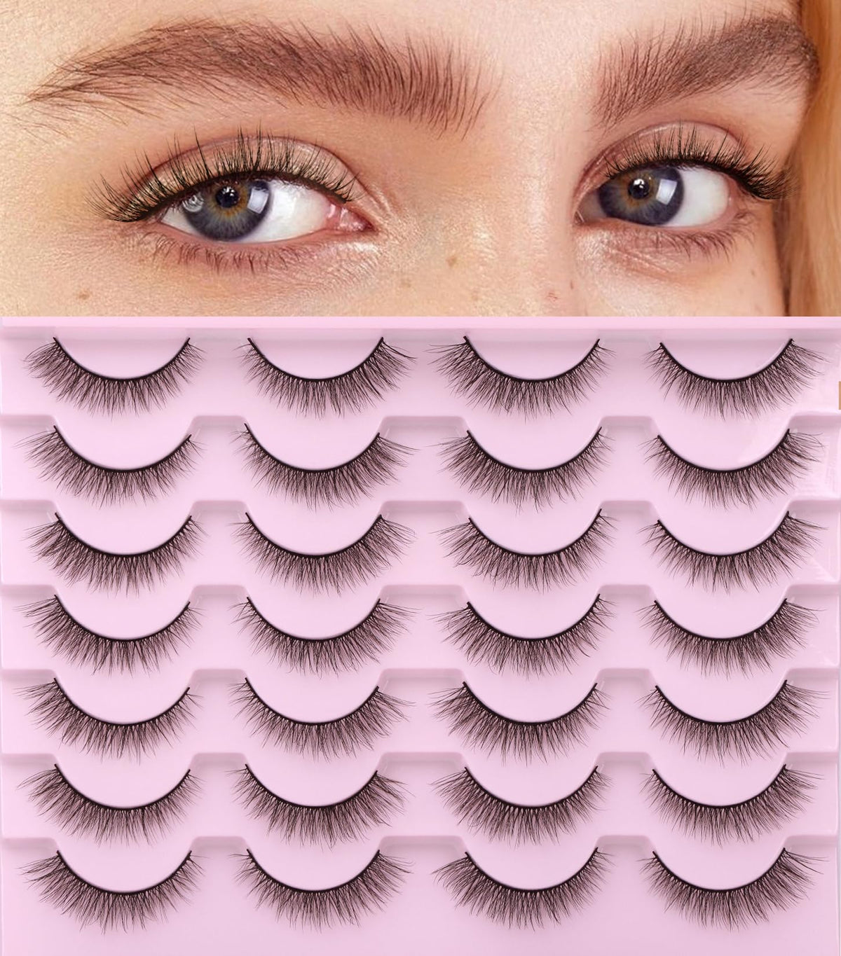 Kiromiro cils naturels 10mm – effet léger et naturel pour un style quotidien.