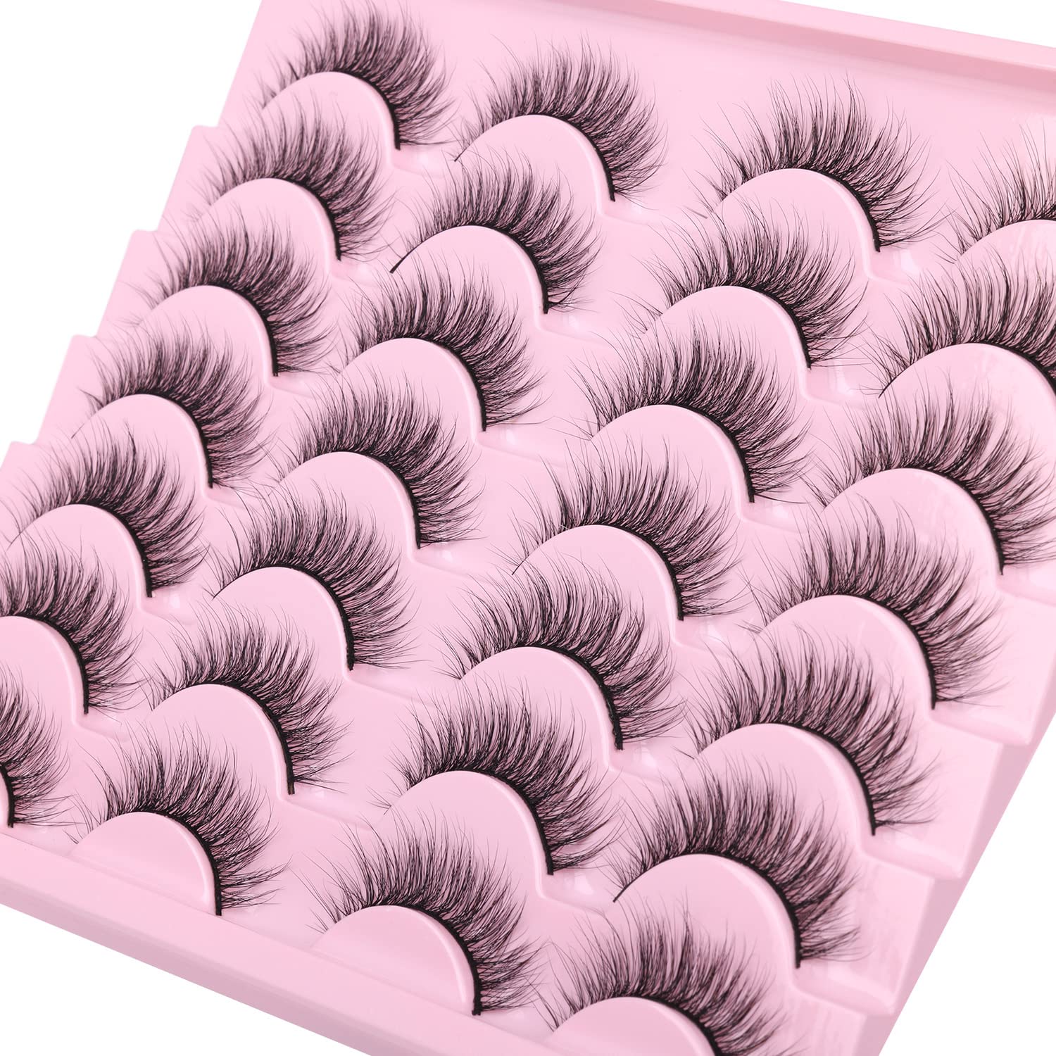 Kiromiro cils naturels 14 paires, prêt à varier les looks.