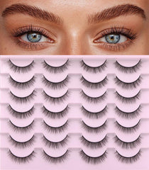 Kiromiro cils-naturels-wispy-10mm pour un regard ouvert et discret