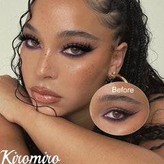 Kiromiro cils synthétiques 18mm, regard oeil-chat, réutilisables et durables pour plusieurs sessions