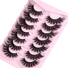 Kiromiro cils synthétiques 18mm, regard oeil-chat, bande coton douce pour un port confortable