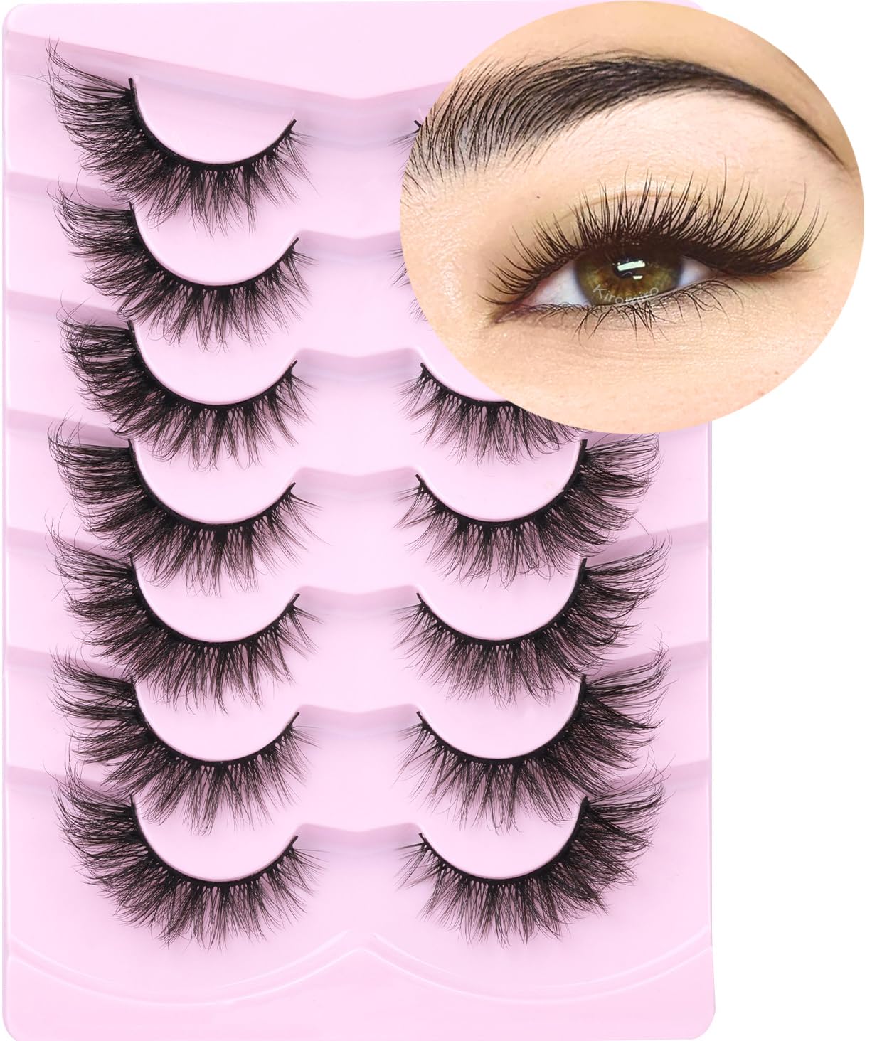 Kiromiro cils vison synthétique pour un regard naturel.