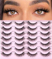 Cils Kiromiro Wispy naturel 14mm pour un regard discret et léger.