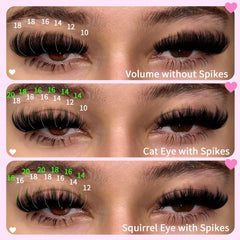 Kiromiro Clusters Cils Volume 10-18mm : volume modulable pour un effet éthéré