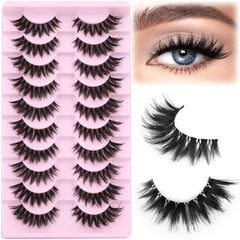 Kiromiro Faux Cils Naturel avec bande claire pour un regard ouvert et discret