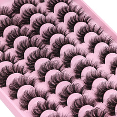 Kiromiro mink lashes wispy 20mm for lightweight drama.
