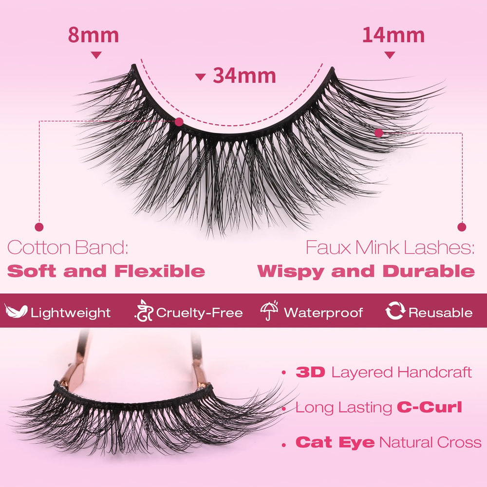Pack Kiromiro 14 paires pour un look naturel prêt à porter