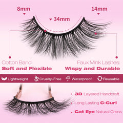 Pack Kiromiro 14 paires pour un look naturel prêt à porter