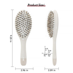 Brosse KISMETICS : démêlage efficace grâce aux picots nylon.