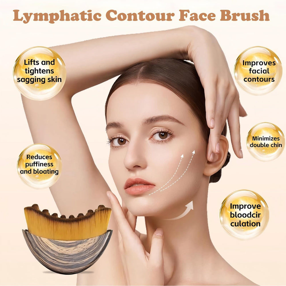 Brosse drainage lymphatique visage Kismiger, stimulation ciblée et meilleure circulation