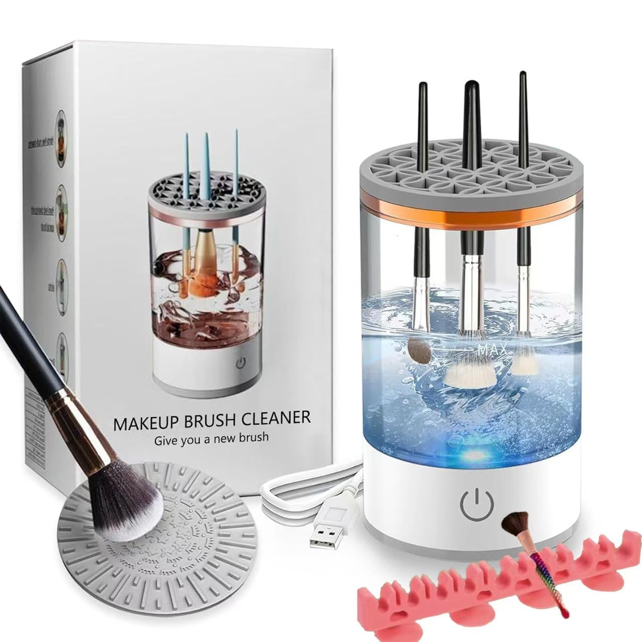 Kismiger nettoyeur pinceaux maquillage sonique pour un nettoyage en profondeur.