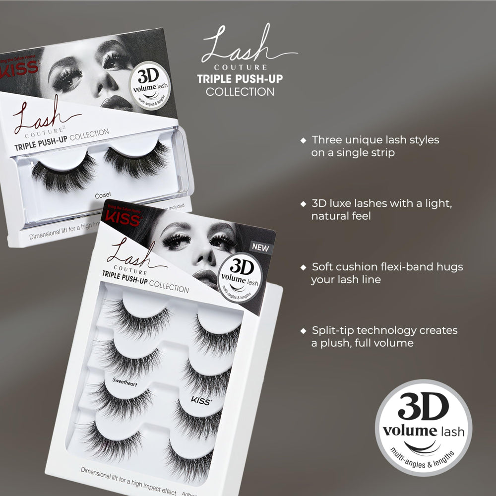 Cils Kiss réutilisables pour plusieurs looks