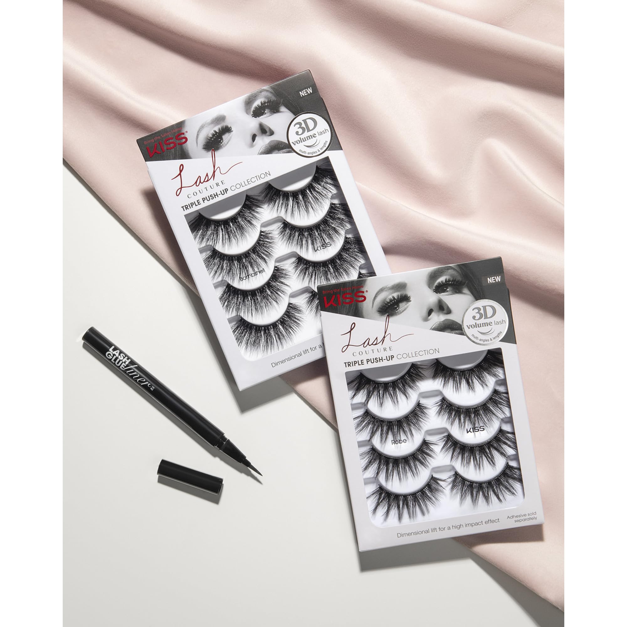 Apparence glamour rapide grâce aux cils Kiss