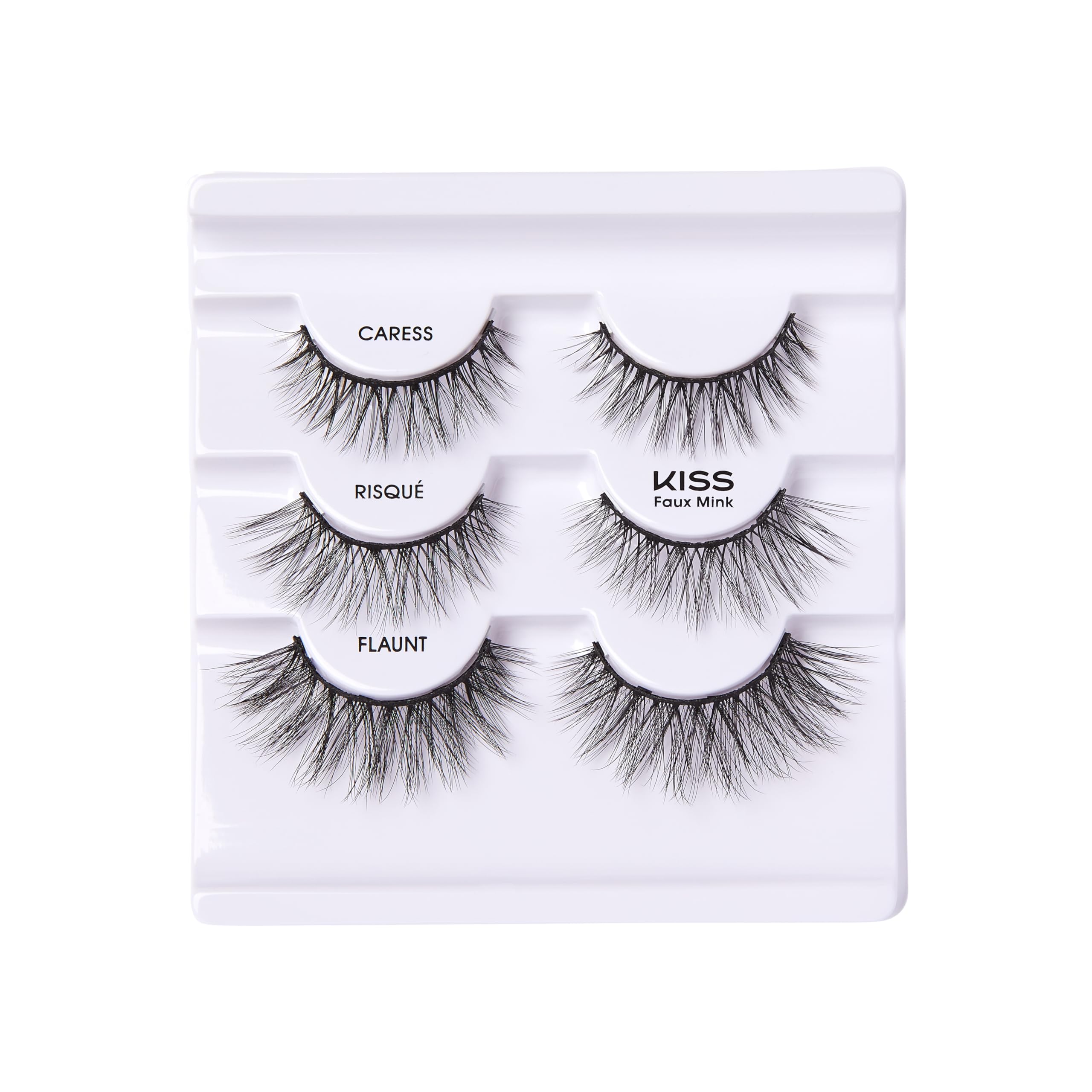KISS curations magnétiques coffret trois styles eyeliner : kit complet pour varier look.