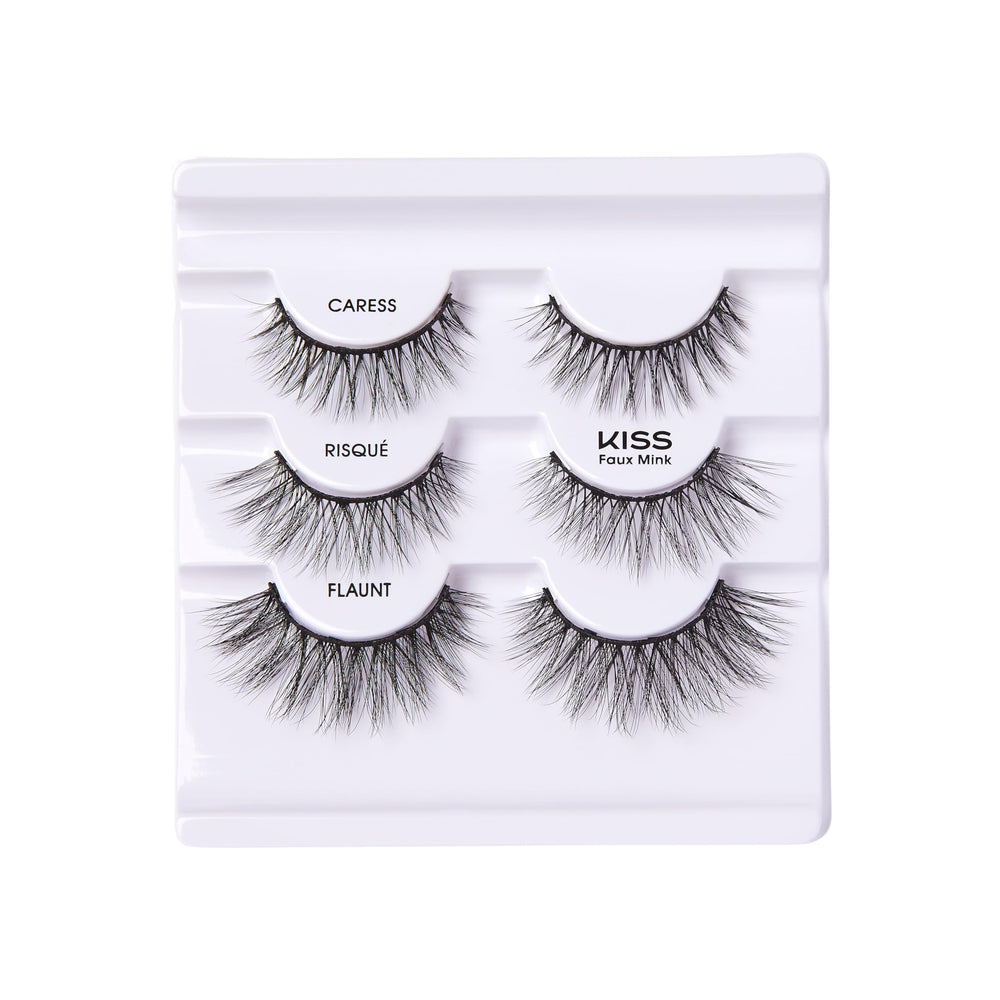 KISS curations magnétiques coffret trois styles eyeliner : kit complet pour varier look.
